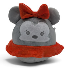Squishmallows Disney 100 Minnie Mouse 6  Silver Red Glitter Plush Kellytoy
