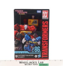 Blaster & Eject 86-25 Transformers The Movie Studio Series Hasbro NEW SEALED