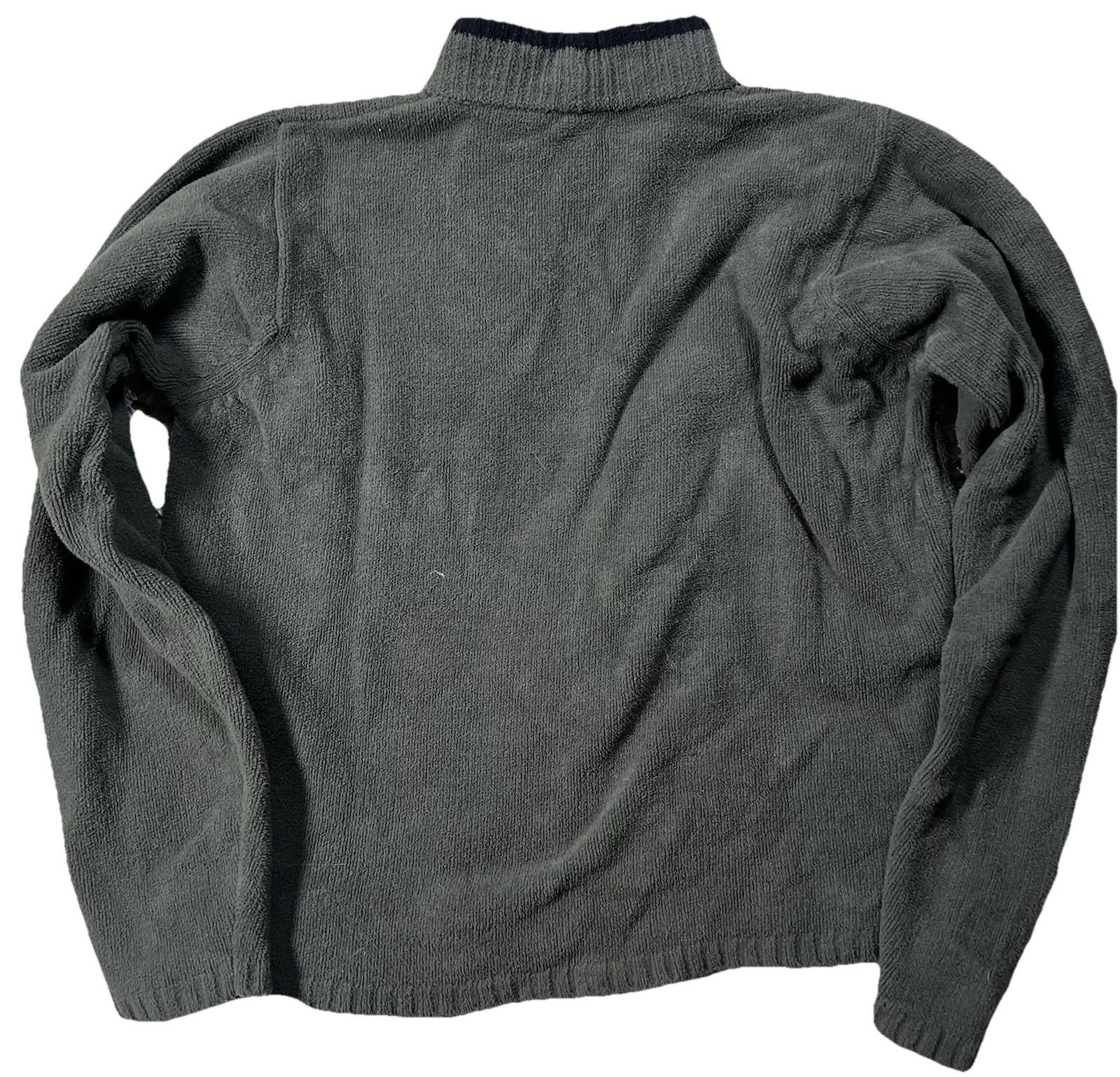 Women's Columbia Green & Black Knit Turtle Neck Sweater Pullover Size M