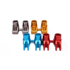 2x Alloy Rear Hub Stub Axle Carrier For RC Model Car 1/10 Kyosho Optima 4WD New