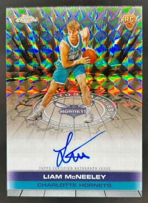 2025-26 Topps Chrome Liam McNeeley Auto Rookies RC Geometric Refractor #TAIR-LMC
