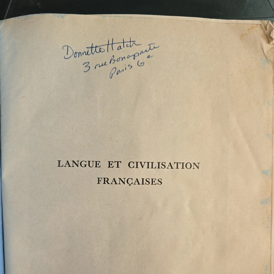 Cours de Langue et de Civilisation Françaises Vol I  Mauger 1953 French Textbook - Image 3 of 4