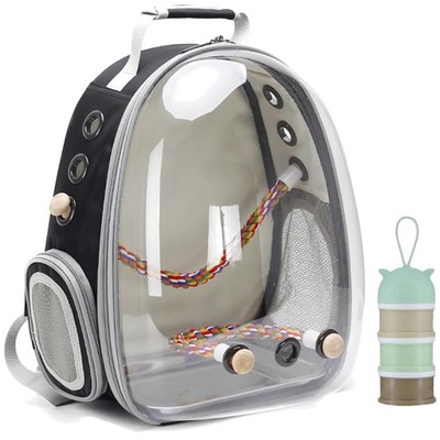 Adjustable Shoulder Straps Bird Carrier Backpack