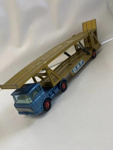 Vintage Matchbox King Size K-11 DAF Car Transporter Truck Diecast Lesney