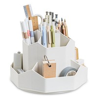 Schreibtisch Organizer Drehbar BüRo Stiftehalter 9 FäCher StifteköCher 360 Grad