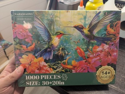 HUMMINGBIRDS 1000 pc Puzzle by Najiaxiaowu Puzzle Company SEALED