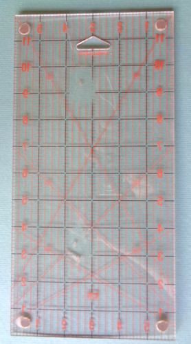 Fiskars 12" X 6" Acrylic Quilting Ruler, Used