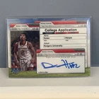 Dylan Harper auto: Bowman University Chrome Dylan Harper College Application