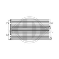1X Kondensator, Klimaanlage Diederichs DCC1037 Passend FüR Audi