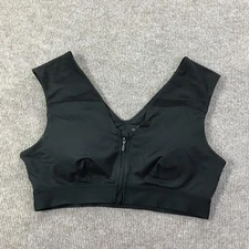 Tommie Copper Shoulder Support Bra Womens XL Zip Front Sport Activewear Gym