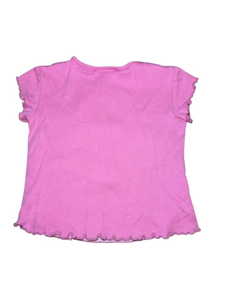 Camisa Vintage Rosa Walt Disney World Niño Pequeño Talla XXS 90s Y2K Rara Princesa Foto 2 de 4