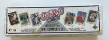 UPPER DECK 1991 BASEBALL COMPLETE SET 800 CARDS HIGH NUMBER TEAM HOLOGRAM!