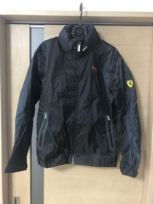 Puma × Ferrari F1 Nylon Jacket XL Mountain Parka Windproof Cold Protection ZK