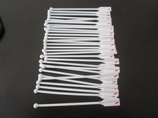 BRITISH AIRWAYS CONCORDE AIRPLANE ONE (1) WHITE BAR SWIZZLE STICK DRINK STIRRER