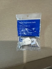 Cable Matters Shielded Cat6A Keystone Jack, Toolless