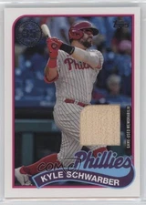 2024 Topps Series 1 1989 Topps Baseball Relics Kyle Schwarber #89BR-KS