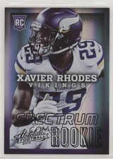 2013 Panini Absolute Rookie Spectrum Black 15/49 Xavier Rhodes #198 fm0