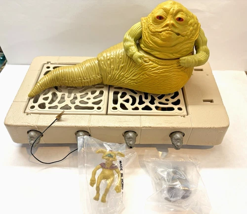 Star Wars JABBA THE HUTT PLAYSET Nearly Complete ROTJ & Instruction Booklet