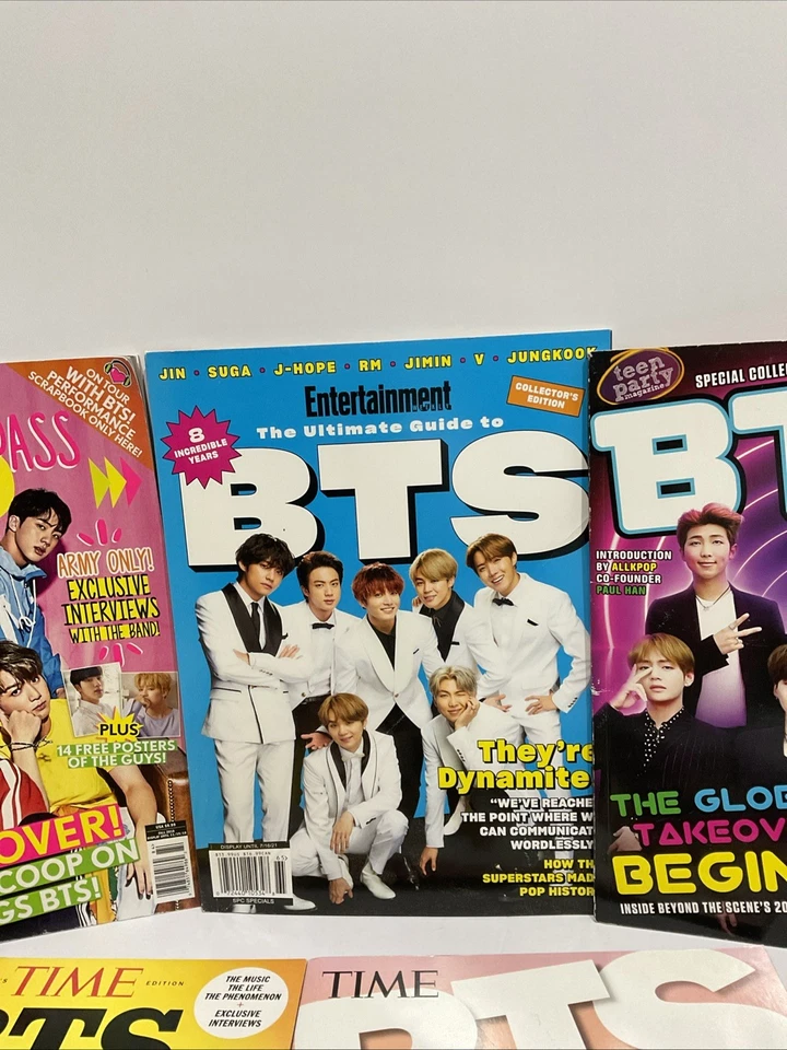 BTS Entertainment Weekly Time Teen Party J14 Lot Of 5 Magazines 2018 To 2022 - Image 3 of 4