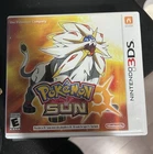 Pokémon Sun Nintendo 3DS Game Manual Included Original Case Cartridge 2016
