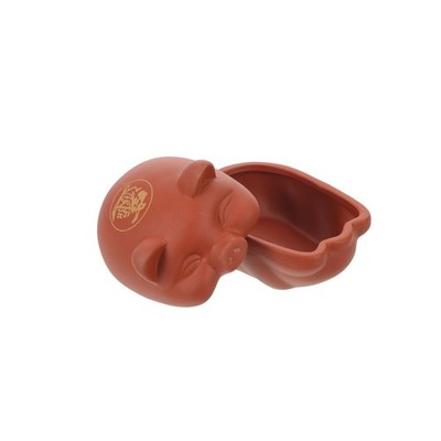 Pig Ceramic Cooking Pot with Lid - Mini Clay Soup Pot - Traditional Ceramic