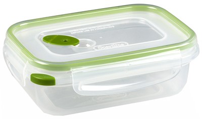 6er Pack - Ultra-Seal Lebensmittelbehälter, Rechteckig, Klar/Mandarine, 3,1 Tassen - 03111606