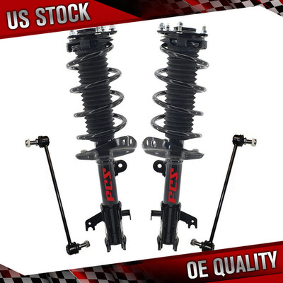New FCS OE Front Struts W/Sway Bar For 2015-2016 Honda CRV 4X4 Lifetime Warranty
