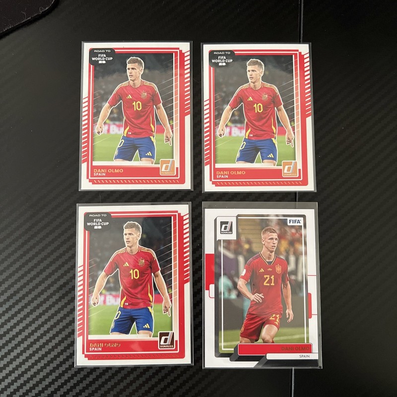 Dani Olmo 22 base card lot! Spain / Barcelona /Leipzig!