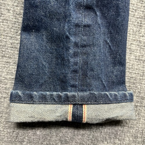 APC Jeans Mens 32x29 Blue Selvedge New Standard Dark Wash Button Fly Denim Pants - Picture 3 of 13