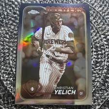 Christian Yelich - 2024 Topps Chrome #253 - SEPIA REFRACTOR