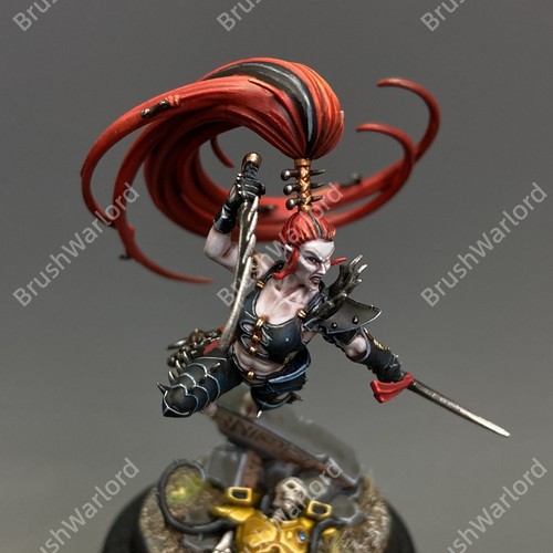 Warhammer 40K Dark Eldar LELITH HESPERAX Painted Games Workshop - Picture 6 of 7