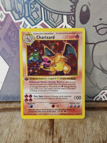 PROXY Charizard 4/102 First Edition Base Set Shadowless Holo - Eng