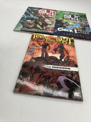 The Outsiders TPB Lot of 3: The Deep, Insiders Checkmate Checkout