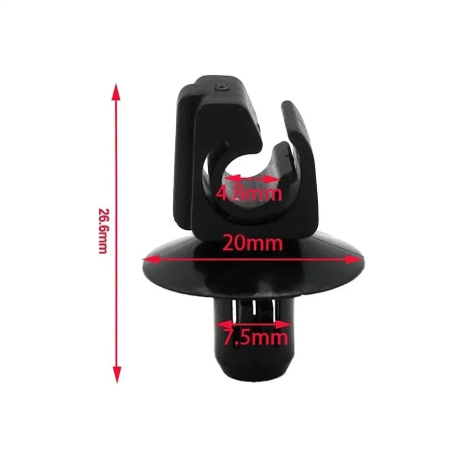 10Pcs Brake Line Clip For Ford Escort Fiesta Sierra Mondeo Transit Focus 6758612 - Image 2 of 4