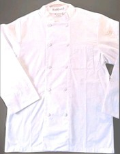 Chef Works Calgary Cool Vent Long Sleeve Chef Coat Size Small