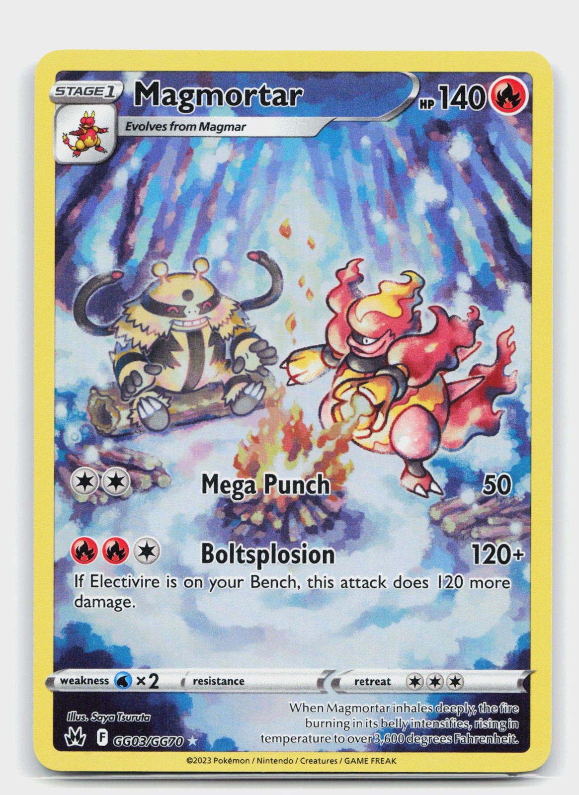 Magmortar Holofoil SWSH: Crown Zenith: Galarian Gallery GG03/GG70 Pokemon NM