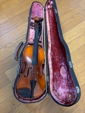 Violin body wooden 4 strings with case