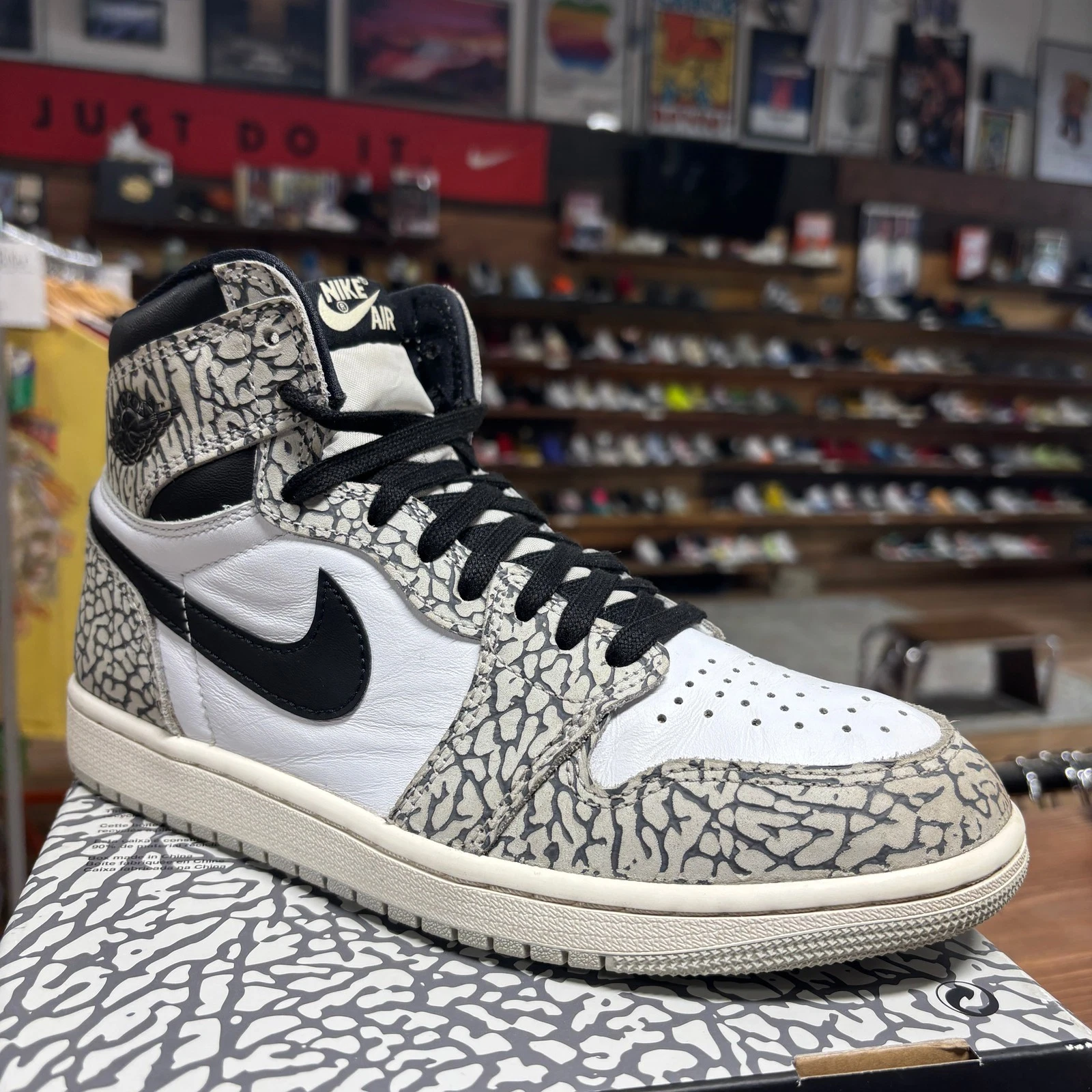 Jordan 1 'White Cement' taglia 7
