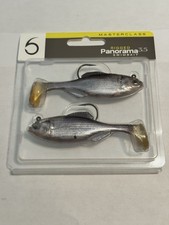 6th Sense MASTERCLASS Rigged Panorama Swimbaits  3.5”  1/8oz  Live Shad