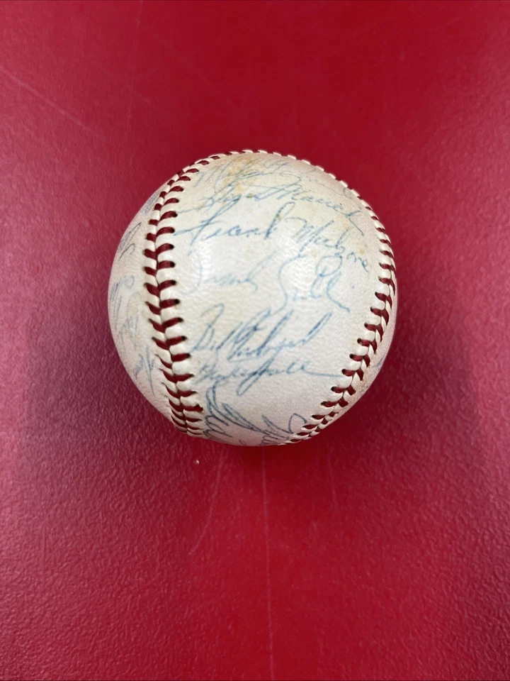 1957 Boston Red Sox Team Firmado REACH Béisbol JSA LOA Lepcio, Malzone, Sisler Foto 4 de 4