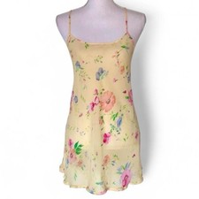 Vintage Victoria  s Secret Floral Babydoll Slip Large