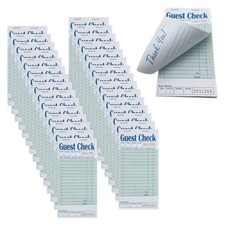 30 Pack Guest Checks for Servers, 1500 Orders Server Note Pads, Server Guest ...