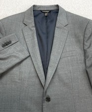 Banana Republic Blazer Mens 42R Hopsack Marzotto Wool Blend Stretch Slim Fit