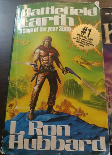 L. Ron Hubbard Lot Battlefield Earth And Black Genesis First Ed Paperbabck - Picture 2 of 5