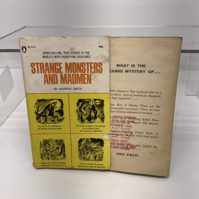 1969 Horror Classic - Strange Monsters & Madmen by Warren Smith Paperback