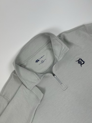 Onward Reserve Men’s SZ 3XL Detroit Tigers White Spandex Golf 1/4 Zip Stretch