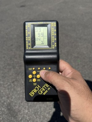 Brick Game 9999 In 1 Handheld LCD Game Vintage Retro 1990's Working E-9999