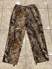 VTG Mens Med 34X31 BEAR TOOTH Cargo Camo Pants Realtree AP Hunting Baggy Loose