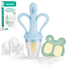 Baby Fruit Feeder  Breastmilk Popsicle Mold Set, Silicone Food Feeder Pacifi...