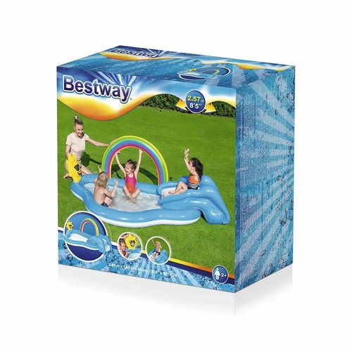 Bestway Piscina Hinchable Parque de Juegos Arcoiris 257x145x91 cm +2 Años Jar - Imagen 7 de 10